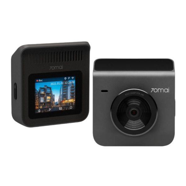 Автомобильный видеорегистратор 70MAi Dash Cam A400 + задняя камера, серый